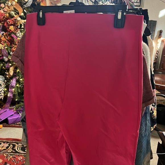NWT size 14 hot pink career ready women’s pants by modes crystal - Picture 4 of 6